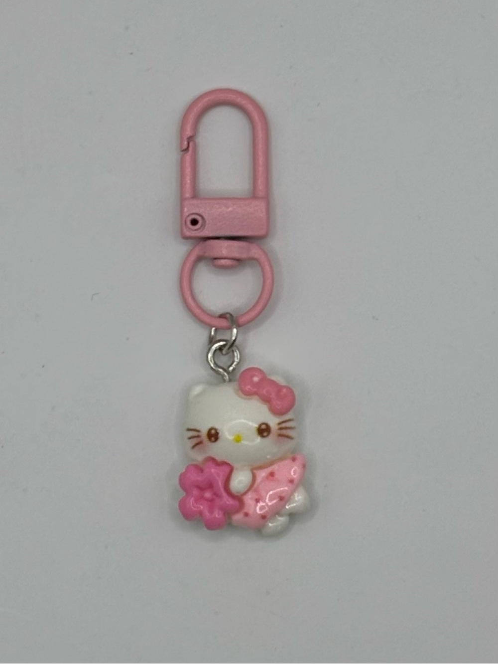 Pink Kawaii Character Keychain Bag Charm